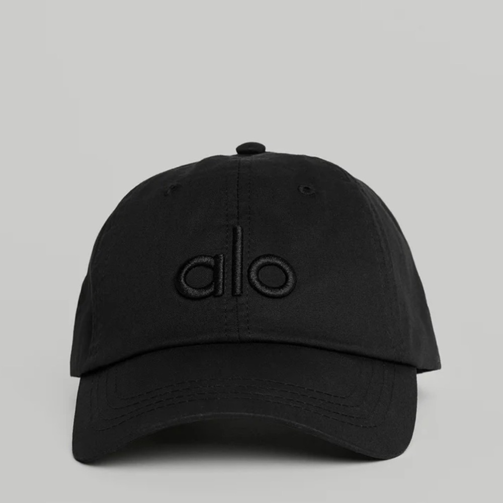 ALO YOGA OFF DUTY CAP BLACK